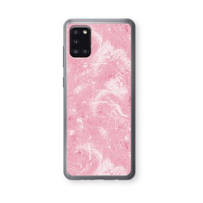 Abstract Painting Pink: Samsung Galaxy A31 Transparant Hoesje