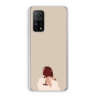I drink wine: Xiaomi Mi 10T 5G Transparant Hoesje