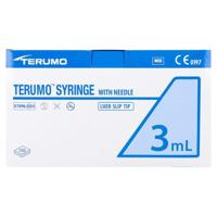 Terumo Spuit 3ml + Naald 21g 5/8 0,8x16mm St 100 Terumo Spuit 3ml + Naald 21g 5/8 0,8x16mm St 100