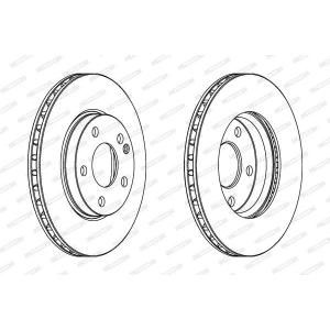 Ferodo Remschijf DDF1220