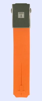 Horlogeband Tissot T33787892A / T603020173 Rubber Oranje 20.1mm