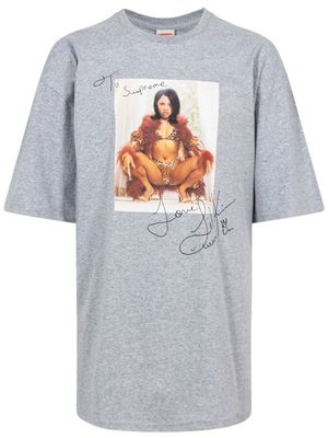 Supreme t-shirt Lil Kim - Gris