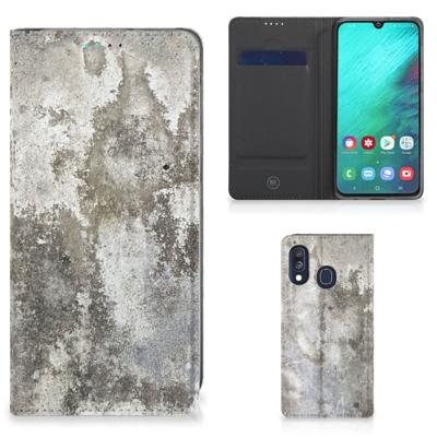 Samsung Galaxy A40 | Standcase | Beton Print