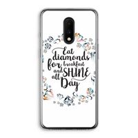 Diamonds: OnePlus 7 Transparant Hoesje