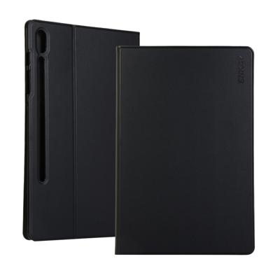 ENKAY horizontale Flip lederen draagtas met houder voor Samsung Galaxy tab S6 10 5 T860/T865 (zwart)