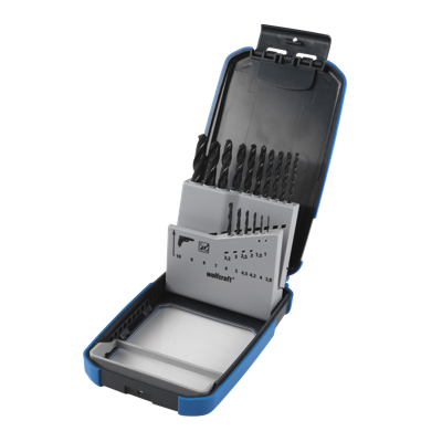 Wolfcraft Metaalboorset | HSS gewalst | Ø1-10mm | 16-delig | 1 set - 7103000