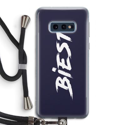 Biest: Samsung Galaxy S10e Transparant Hoesje met koord