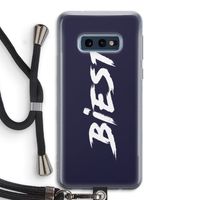 Biest: Samsung Galaxy S10e Transparant Hoesje met koord
