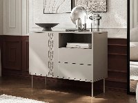 Dressoir FINDUS 1 deur 2 lades kasjmier