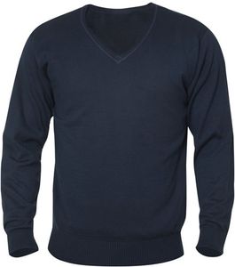 SALE! Clique 021174 Aston heren V-neck sweater - Dark navy - Maat 2XL