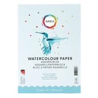 Aquarelblok qrea a5 20vel 200gr gelijmd | 60 stuks