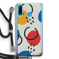 Illustratieve pop 3: Huawei P30 Lite Transparant Hoesje met koord