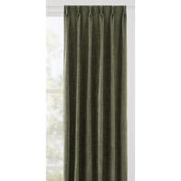 Leen Bakker - Gordijnstof Olivier - Donker - Polyester - Groen - B145 Cm