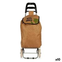 Winkelwagen Kinvara Bruin Zwart Groen 3,3 L 36 x 95 x 35 cm (10 Stuks)