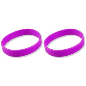 10x Neon paarse armbandjes   -