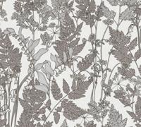 Architects Paper Floral Impression - Grijs - Bloemrijk - 377521