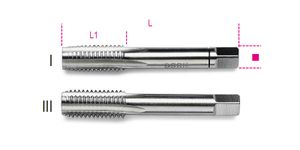 Beta Handtappen, fijne spoed, metrische draad HSS 434 6X075 - 004340001