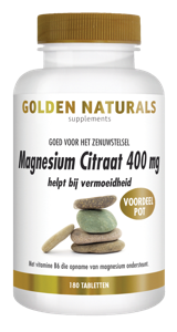 Golden Naturals Magnesium Citraat 400 mg