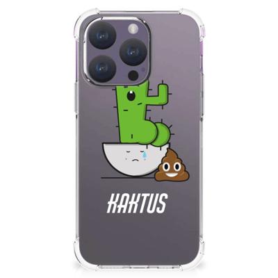 iPhone 15 Pro Stevig | Bumper Hoesje | Cactus Poo iPhone 15 Pro Stevig | Bumper Hoesje | Cactus Poo