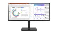 LG 34BQ77QB-B computer monitor 86,4 cm (34 ) 3440 x 1440 Pixels UltraWide Quad HD LED Zwart