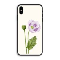 Purple poppy: iPhone X Biologisch afbreekbaar hoesje