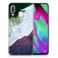 Samsung Galaxy A40 | TPU Hoesje | Sea in Space