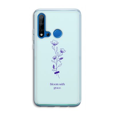 Bloom with grace: Huawei P20 Lite (2019) Transparant Hoesje