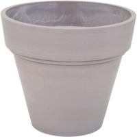 Pot - MEGA COLLECTIES - Ecostone Plantenbak - Ø 41 cm - H 35 cm - Taupe