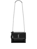 Saint Laurent sac porté épaule Sunset à plaque logo - Noir - thumbnail