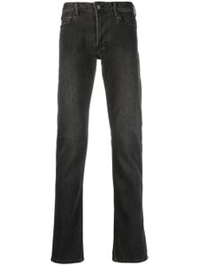 Emporio Armani jean à coupe skinny - Noir