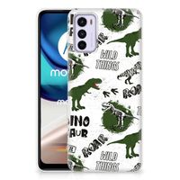 TPU Hoesje voor Motorola Moto G42 Dinosaurus - thumbnail