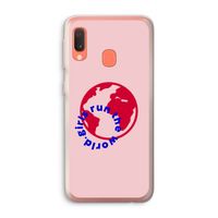 Run The World: Samsung Galaxy A20e Transparant Hoesje