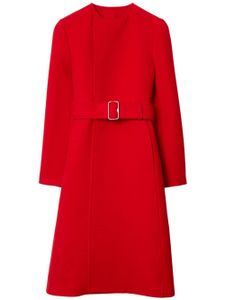 Burberry trench à taille ceinturée - Rouge