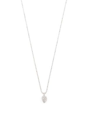 Anita Ko collier en or blanc 18ct serti de diamants - Argent