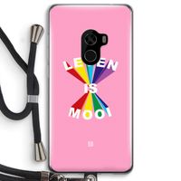 Het Leven Is Mooi: Xiaomi Mi Mix 2 Transparant Hoesje met koord