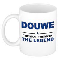 Douwe The man, The myth the legend cadeau koffie mok / thee beker 300 ml - thumbnail