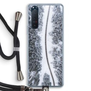 Snøfall: Sony Xperia 5 II Transparant Hoesje met koord
