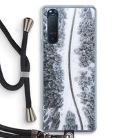 Snøfall: Sony Xperia 5 II Transparant Hoesje met koord Snøfall: Sony Xperia 5 II Transparant Hoesje met koord
