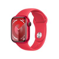 Apple Watch Series 9 41mm (PRODUCT)RED Aluminium Sportband M/L Smartwatch Rood - thumbnail
