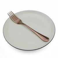 2 stuks cake fruit vork diner salade servies roestvrijstalen vork (Rose goud)