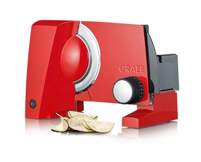 Graef S 10003 snijmachine Electrisch 170 W Rood Aluminium