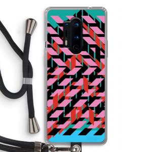 Skew Blush 2: OnePlus 8 Pro Transparant Hoesje met koord