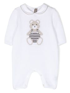 Little Bear pull à motif Teddy Bear - Blanc