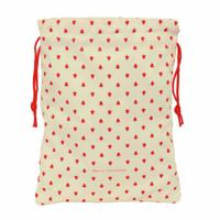 Rugtas met Koordjes Safta Beige 26 x 34 x 1 cm