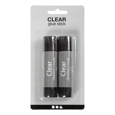 Creativ Company Transparante lijmstift, 2st.