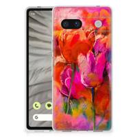 Smartphone hoesje Google Pixel 7A Tulips Smartphone hoesje Google Pixel 7A Tulips