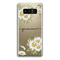 Daisies: Samsung Galaxy Note 8 Transparant Hoesje
