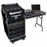 Odyssey FZ1116WDLX audioapparatuurtas DJ-mixer Hard case Zwart, Roestvrijstaal - thumbnail