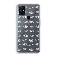 Eye pattern #3: OnePlus Nord N10 5G Transparant Hoesje