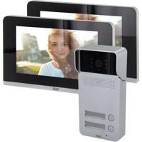 Intercomkit voor meerdere appartementen - DiO CONNECTED HOME - Buitenunit met 2 knoppen - 2 schermen 7Intercomkit voor meerdere appartementen - D